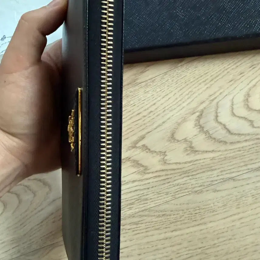 [BUNJANG] Prada Saffiano Black Long Wallet / 프라다 사피아노 블랙 장지갑 풀박스