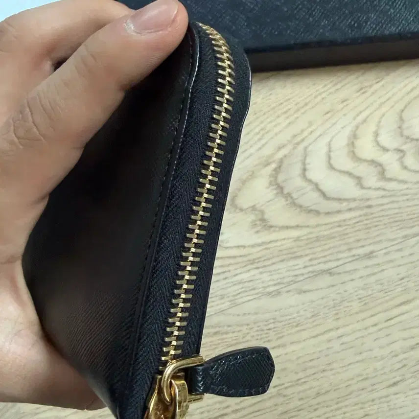 [BUNJANG] Prada Saffiano Black Long Wallet / 프라다 사피아노 블랙 장지갑 풀박스