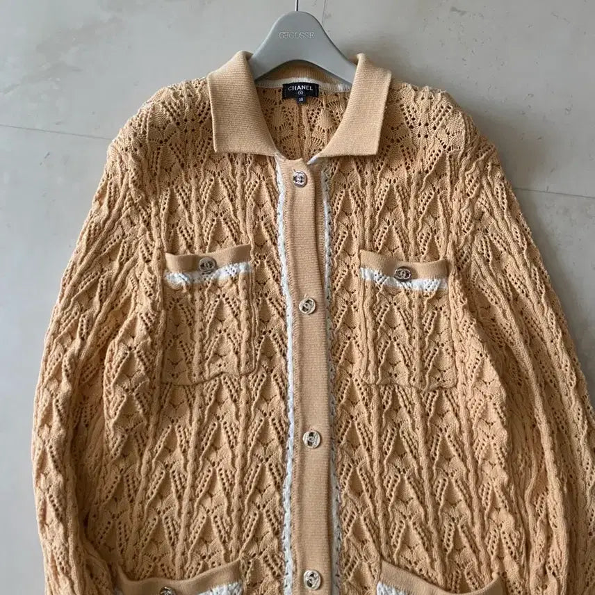 [BUNJANG] Imported Cotton Knit Cardigan / 새제품 수입 면100 고급스런 봄 니트 가디건 36사이즈