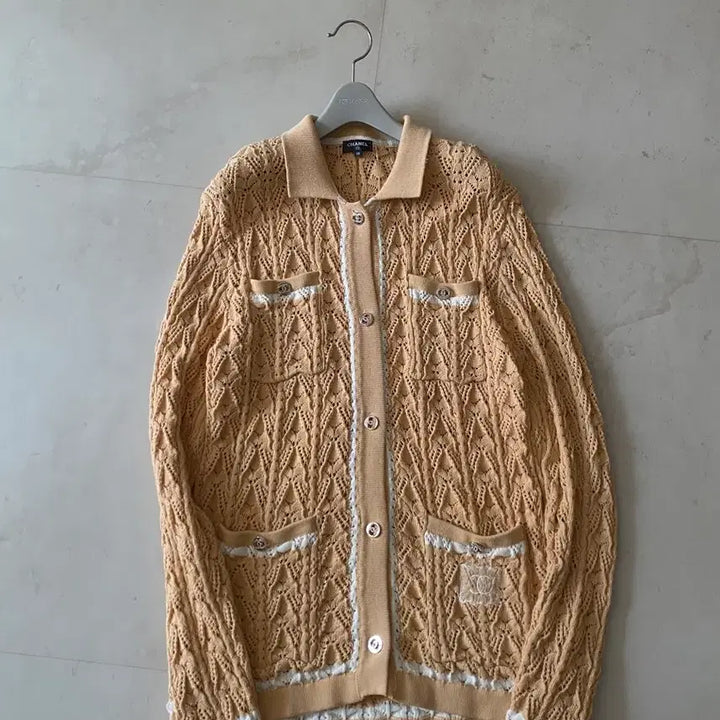 [BUNJANG] Imported Cotton Knit Cardigan / 새제품 수입 면100 고급스런 봄 니트 가디건 36사이즈