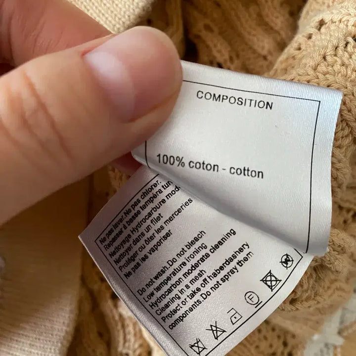 [BUNJANG] Imported Cotton Knit Cardigan / 새제품 수입 면100 고급스런 봄 니트 가디건 36사이즈