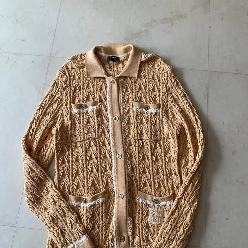 [BUNJANG] Imported Cotton Knit Cardigan / 새제품 수입 면100 고급스런 봄 니트 가디건 36사이즈