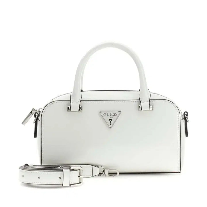 [BUNJANG] Guess Arnera Mini Satchel White Bag / 게스 아르네라 미니새틀백 화이트 새상품