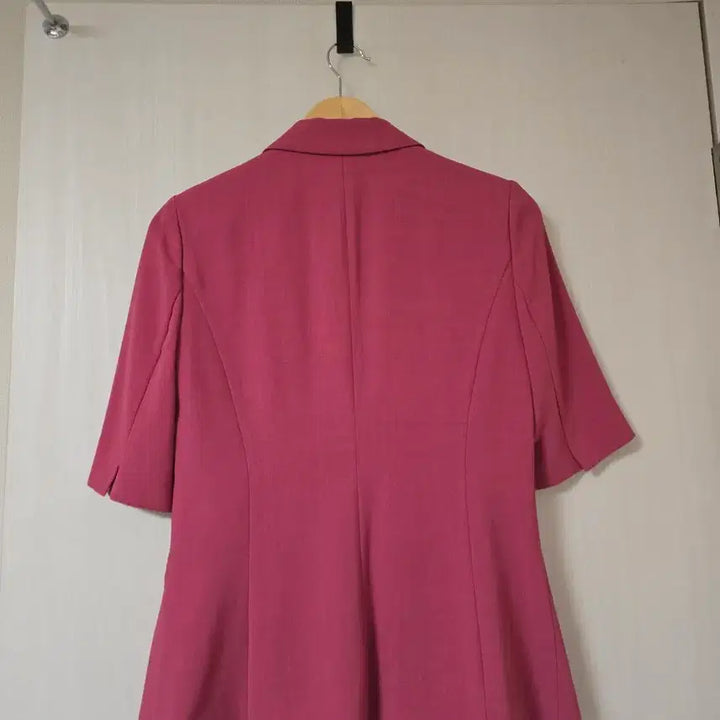[BUNJANG] Minimum Premium Line Pink Linen Jacket / 새)신상 미니멈 프리미엄라인 핑크반팔자켓