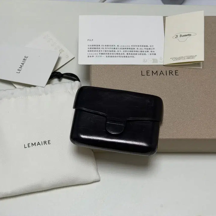 [SOLD OUT] 르메르 일부세토 카드지갑 블랙