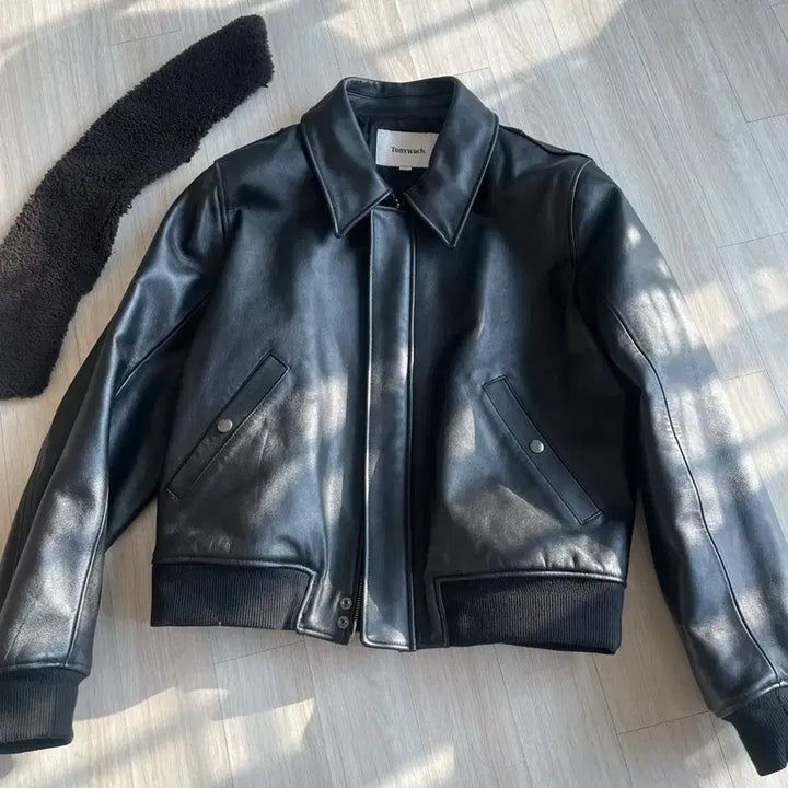 [BUNJANG] Tonywex Shearling Leather Jacket / 토니웩