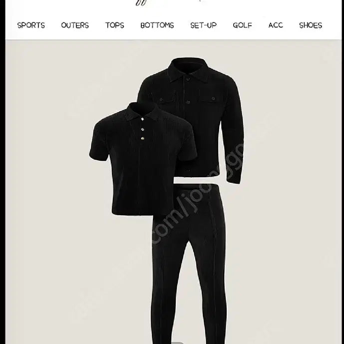 [BUNJANG] Rapinato Pleats 3pc Set-up Black / 라피나토 플리츠3pc셋업 블랙(50,48,48)사이즈 새상품 팝니다