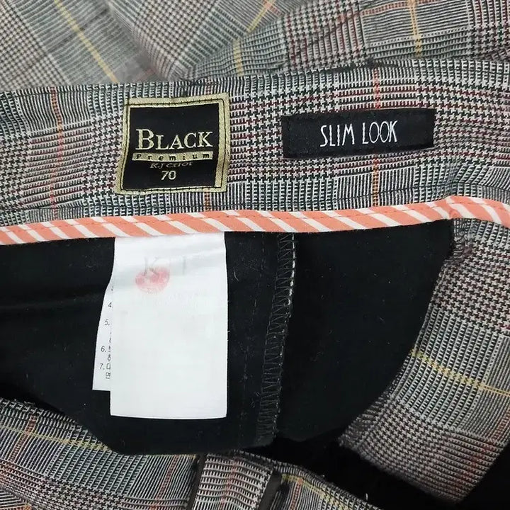 [BUNJANG] KJ Choi Black Premium Check Golf Pants / kj choi 호칭70 블랙프리미엄 체크 골프바지 약간기모 추동 중고