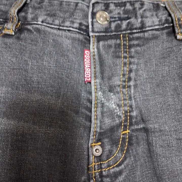[BUNJANG] DSQUARED2 Black Washed Denim Jeans / DSQUARED2,블랙워싱.데님청바지,A급ㅡ32사이즈,택포