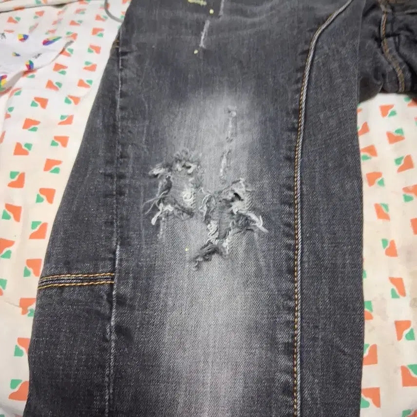 [BUNJANG] DSQUARED2 Black Washed Denim Jeans / DSQUARED2,블랙워싱.데님청바지,A급ㅡ32사이즈,택포