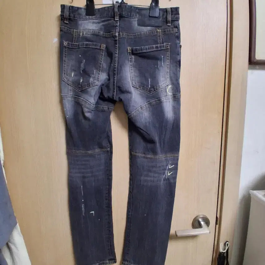 [BUNJANG] DSQUARED2 Black Washed Denim Jeans / DSQUARED2,블랙워싱.데님청바지,A급ㅡ32사이즈,택포