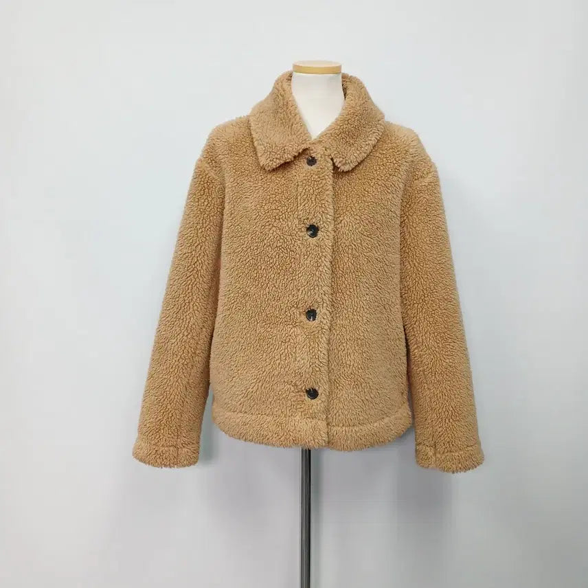 [BUNJANG] Uniqlo Fleece Collar Jacket (Size 66) / 유니클로 양털 카라 플리스 자켓 66