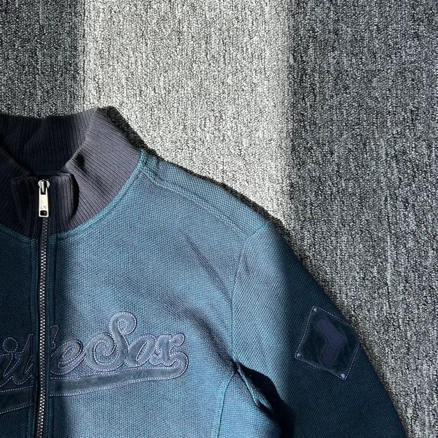 [BUNJANG] MLB White Sox Knit Zip-Up Jacket / MLB 화이트 삭스 니트 집업