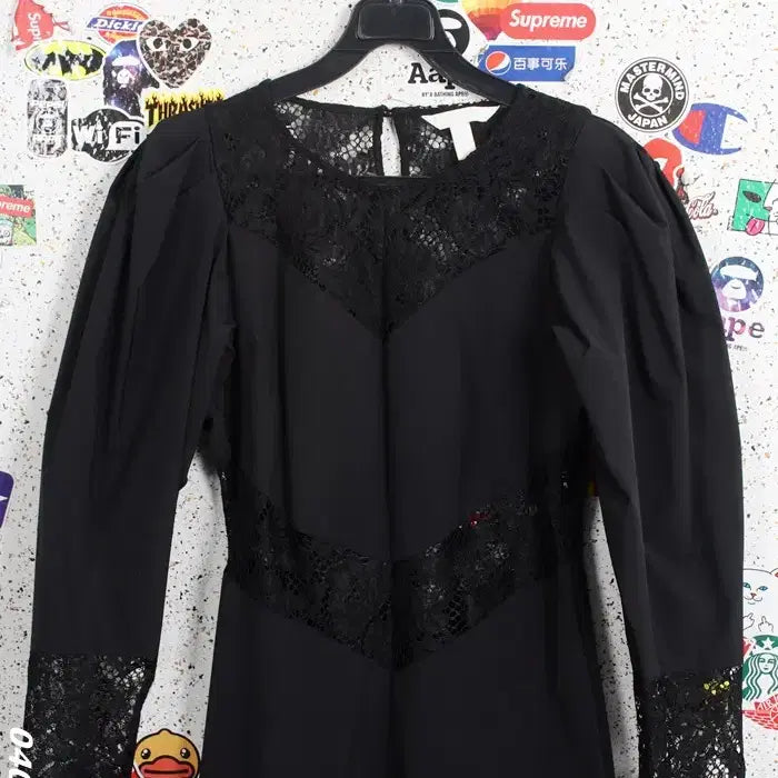 [BUNJANG] H&amp;M Lace Dress / 여성S/ H앤M 레이스드 드레스 원피스 BK A-10