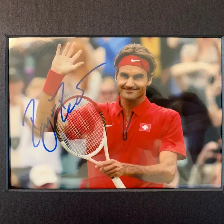 [BUNJANG] Roger Federer Signed Photo / 로저 페더러 친필 사인 액자용 사진