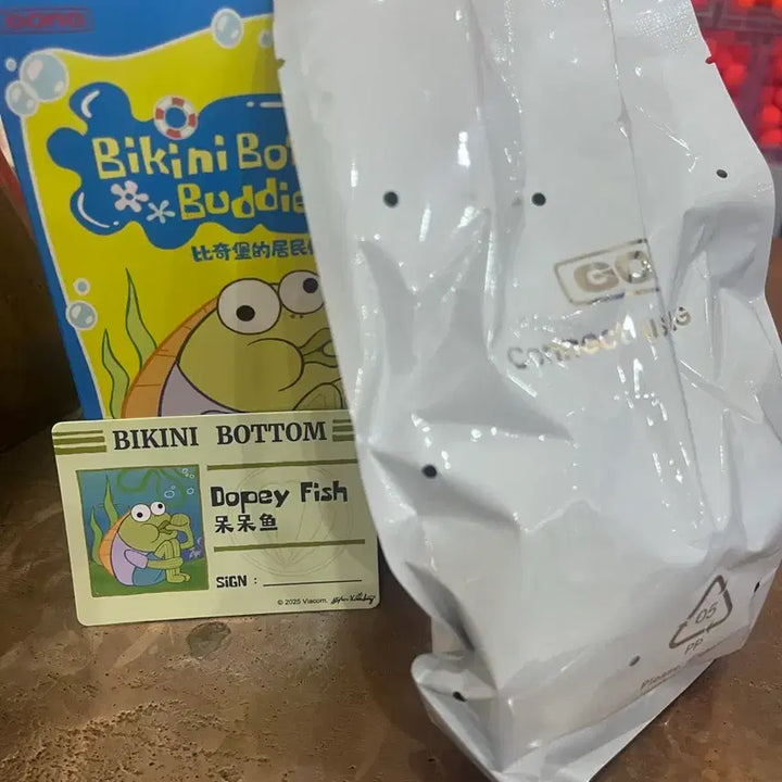 [BUNJANG] Pop Mart SpongeBob Dopey Fish Dangler (Bikini Bottom Buddies Series) / 팝마트 스폰지밥 어리버리 Dopey Fish 팝니다