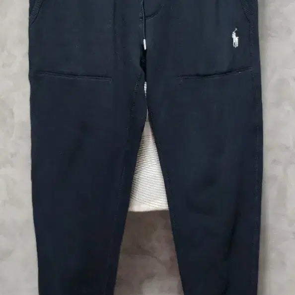 [BUNJANG] Polo Black Jogger Training Pants / 폴로 블랙 조거 트레이닝 바지