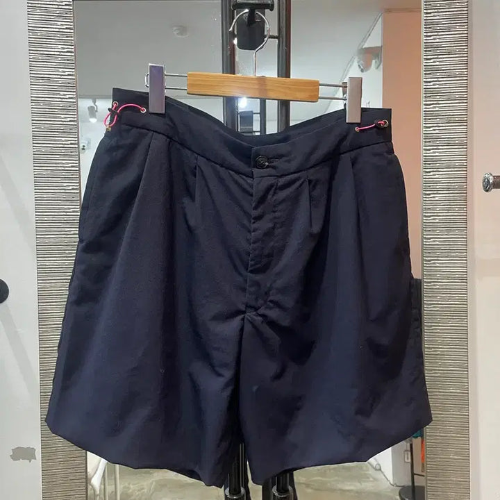[BUNJANG] Paul Smith Navy Pin Tuck Shorts L / 폴스미스 네이비 핀턱 반바지 L