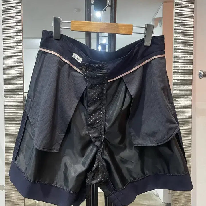 [BUNJANG] Paul Smith Navy Pin Tuck Shorts L / 폴스미스 네이비 핀턱 반바지 L