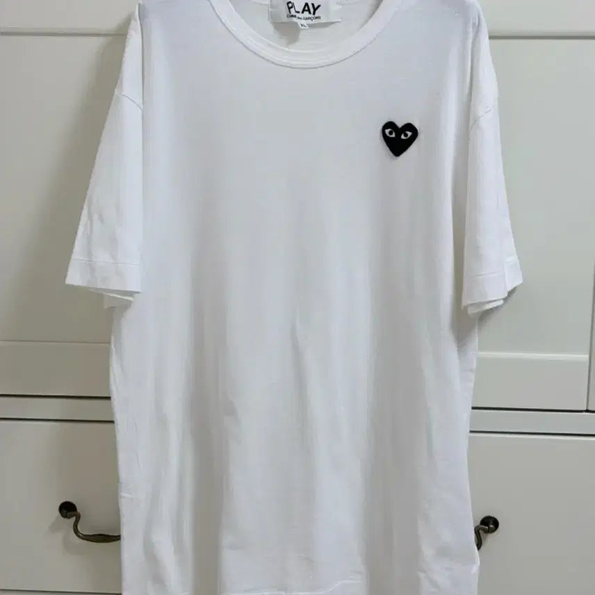 [SOLD OUT] 꼼데가르송 플레이 하트 로고 반팔티 XL 정품