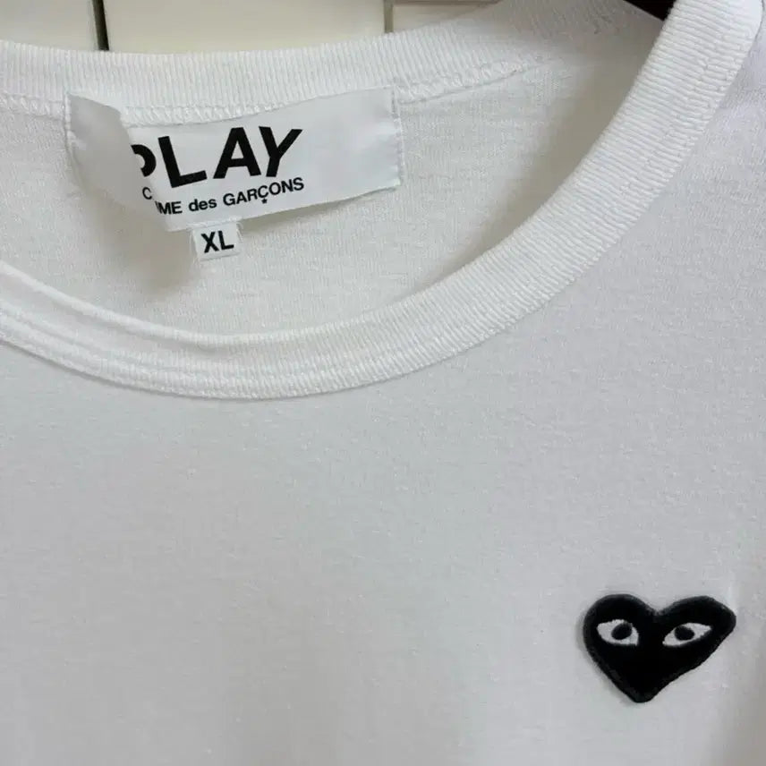 [SOLD OUT] 꼼데가르송 플레이 하트 로고 반팔티 XL 정품