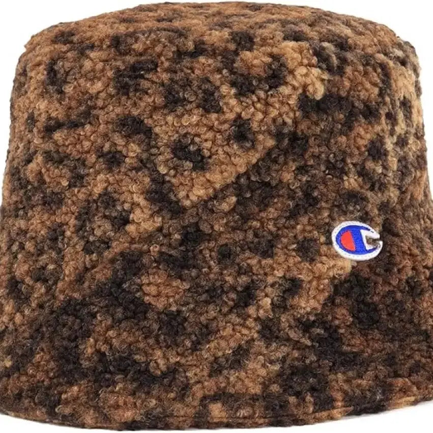 [BUNJANG] Champion Leopard Bucket Hat / 챔피온 부클 레오파드 버킷햇