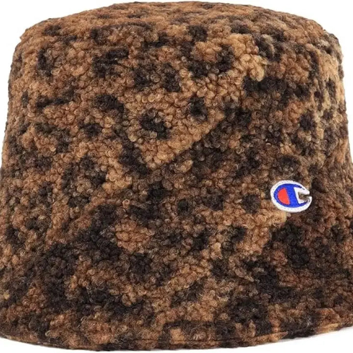 [BUNJANG] Champion Leopard Bucket Hat / 챔피온 부클 레오파드 버킷햇