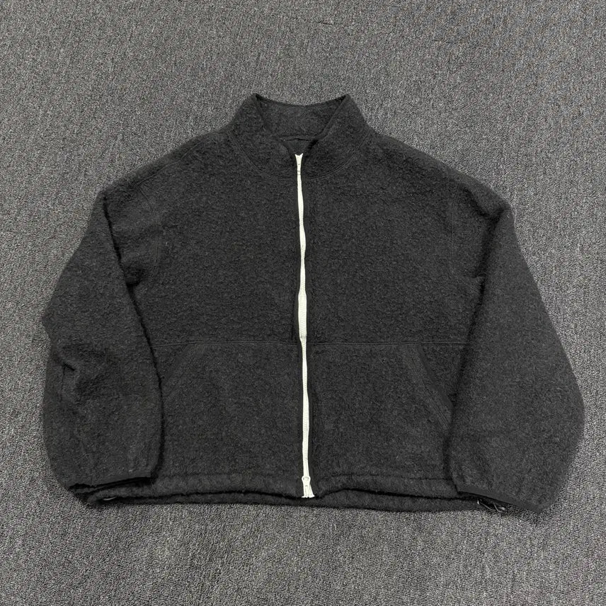 [BUNJANG] Pottery Wool Fabric Fleece Jacket / 포터리 모 원단 플리스 자켓