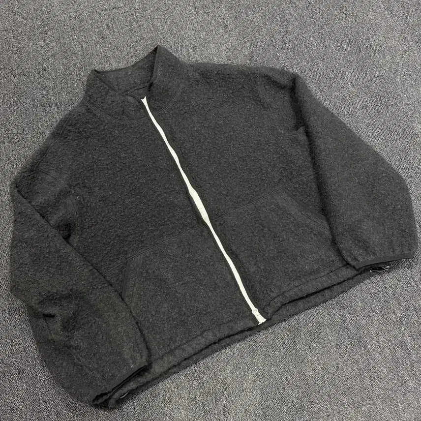 [BUNJANG] Pottery Wool Fabric Fleece Jacket / 포터리 모 원단 플리스 자켓