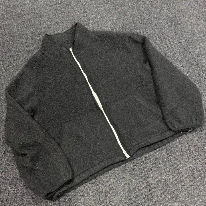 [BUNJANG] Pottery Wool Fabric Fleece Jacket / 포터리 모 원단 플리스 자켓