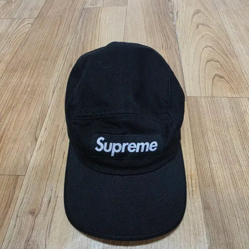 [SOLD OUT] 슈프림 블랙 캠프캡 모자