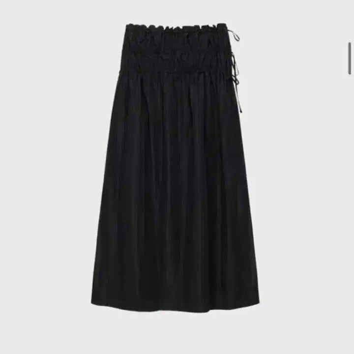 [BUNJANG] Monoha Silky Shirring Skirt - Black / 모노하 실키셔링스커트 블랙 새상품