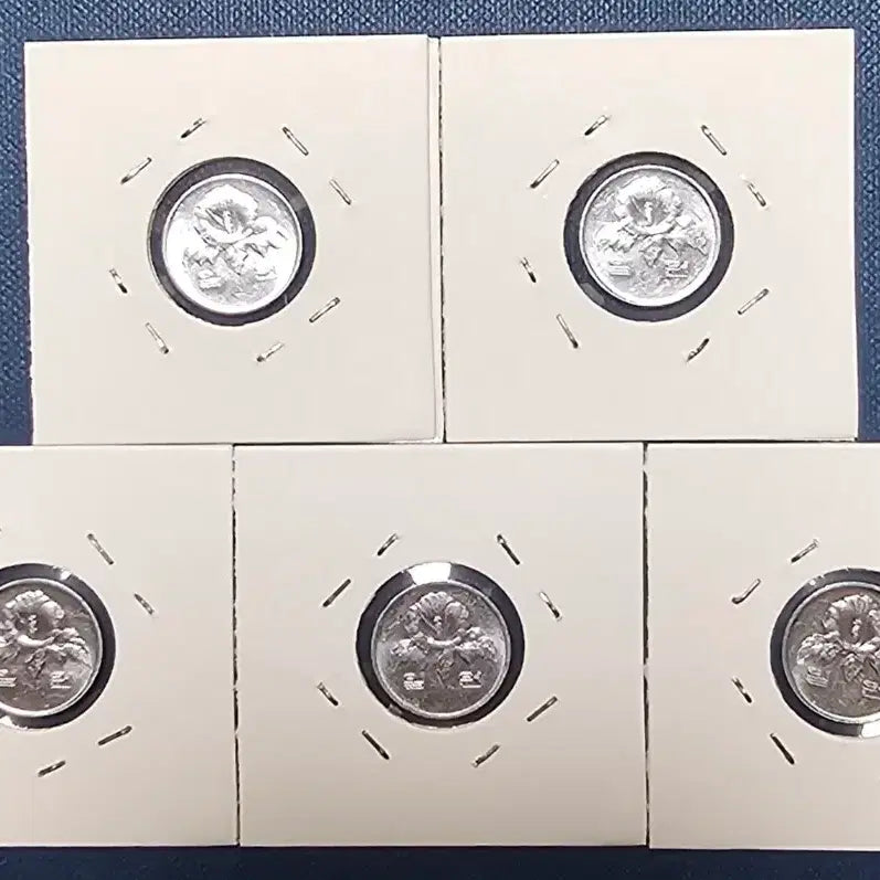 [BUNJANG] 1989 One Won Coin Set / 1989년 1원 동전 5개