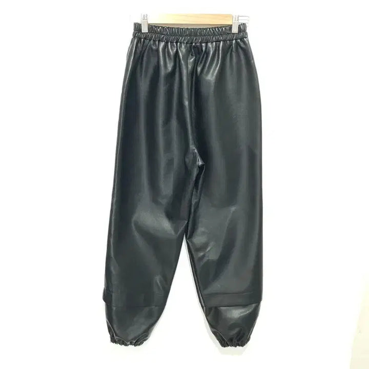 [BUNJANG] Leather Banding Jogger Pants / 여성 레더 밴딩 조거 팬츠 F_W0572