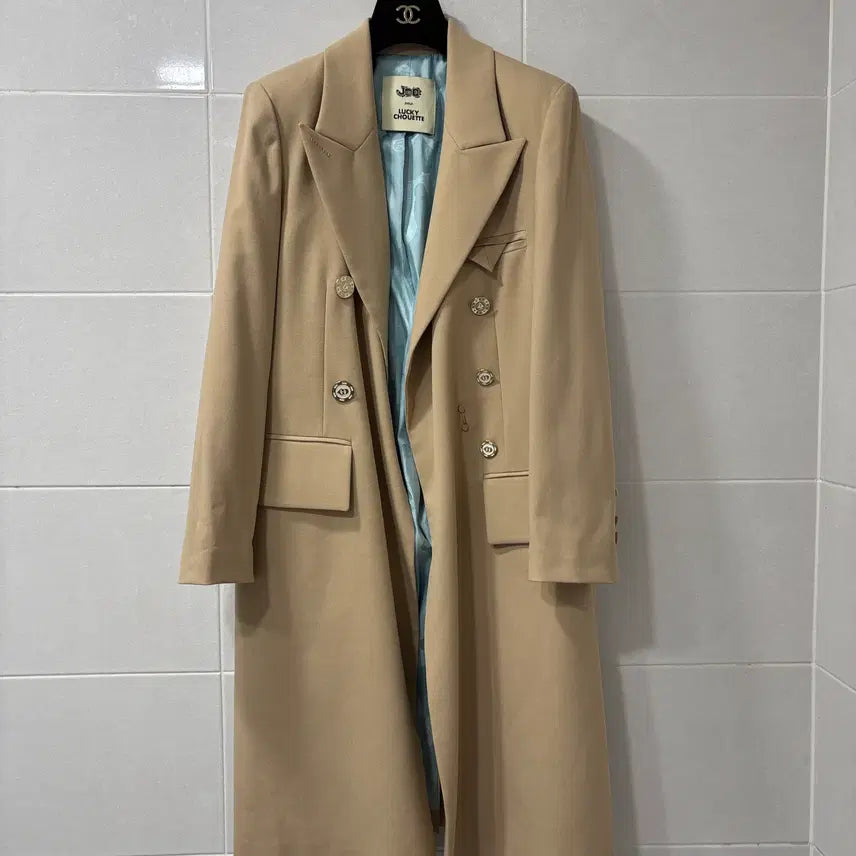 [BUNJANG] Lucky Chouette Long Jacket / 럭키슈에뜨 롱 자켓