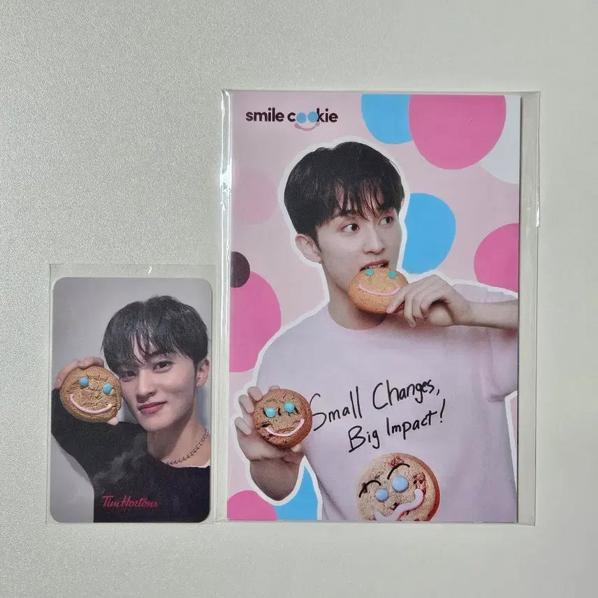 [SOLD OUT] 팀홀튼 마크 스마일쿠키 포카 엽서5종