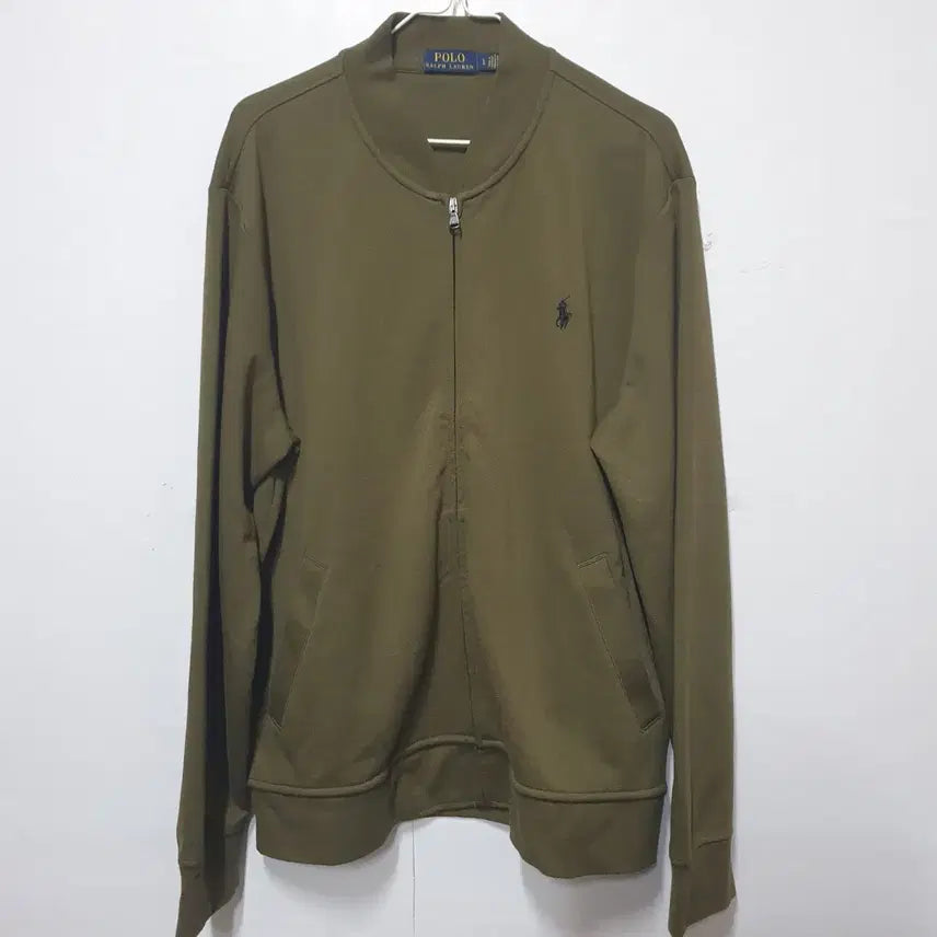 [BUNJANG] Polo Ralph Lauren Khaki Zip-up Jacket / 폴로 랄프로렌 카키색 집업 자켓