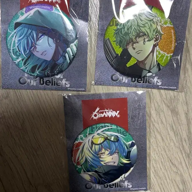 [BUNJANG] Paradox Live 6th Anniversary Badge Set (Sealed) / paradox live 6주년 뱃지 미개봉 (일괄/낱개)