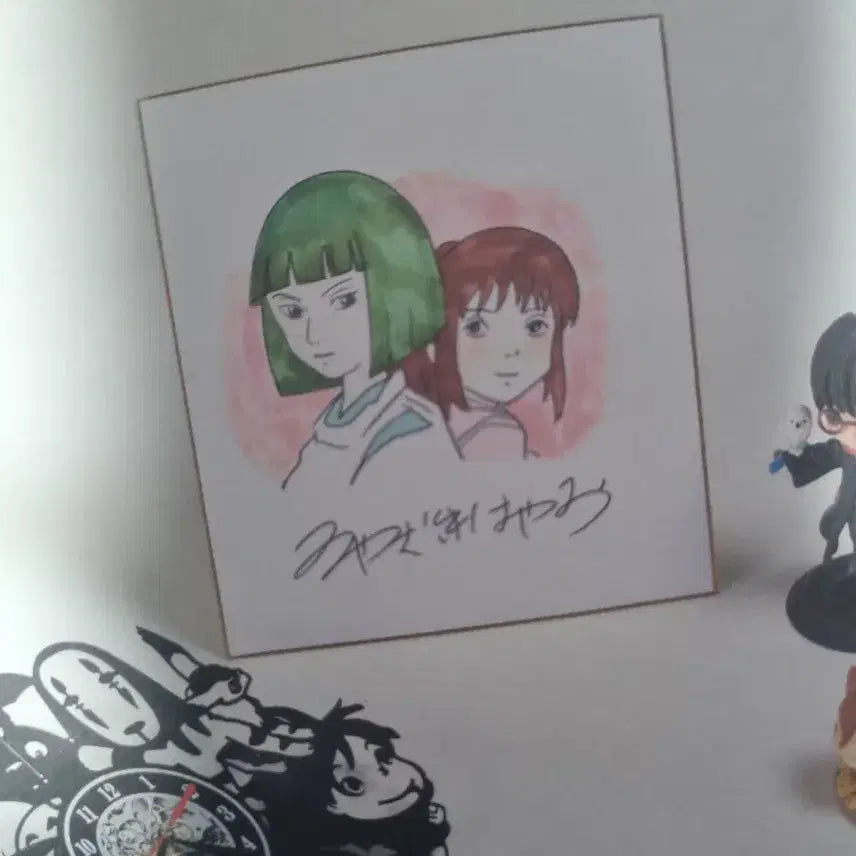 [BUNJANG] Hayao Miyazaki Totoro Signed Drawing / 미야자키 하야오 토토로 친필 사인 액자용 드로잉