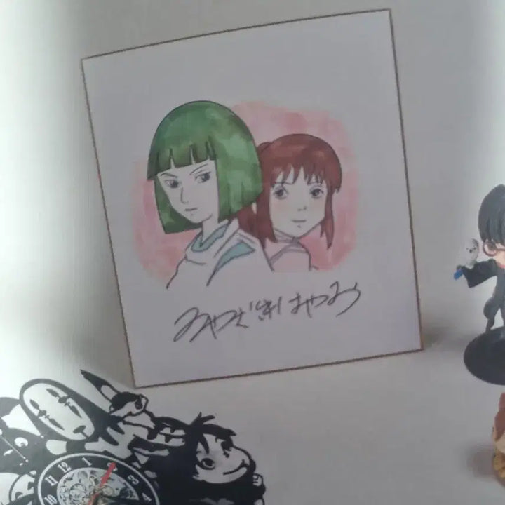 [BUNJANG] Hayao Miyazaki Totoro Signed Drawing / 미야자키 하야오 토토로 친필 사인 액자용 드로잉