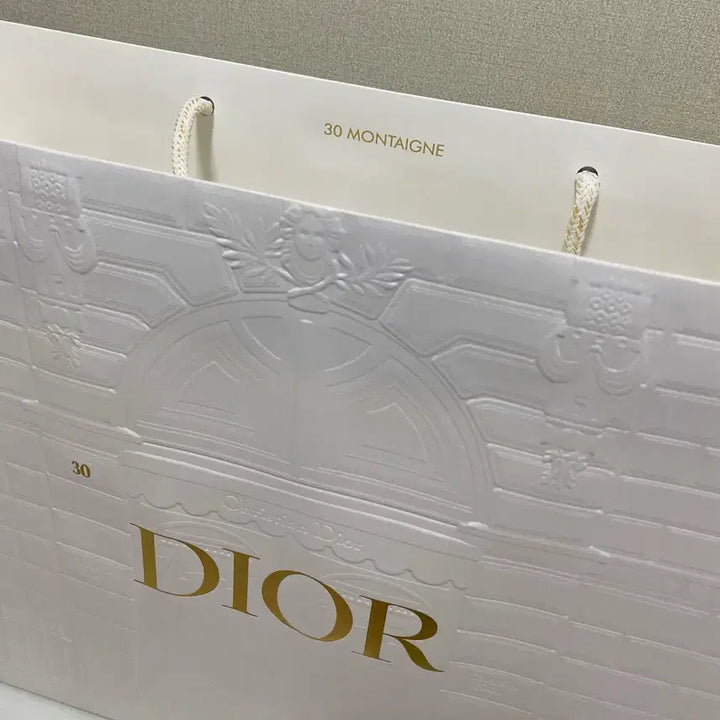 [BUNJANG] Dior Montaigne Shopping Bag / 디올 몽테뉴 본점 쇼핑백(42x30x13)