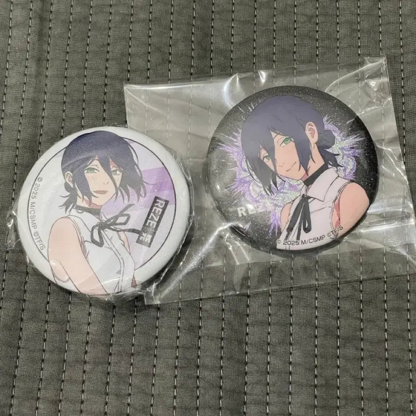 [SOLD OUT] [체인소맨] 레제 공식 캔뱃지 2종 일괄