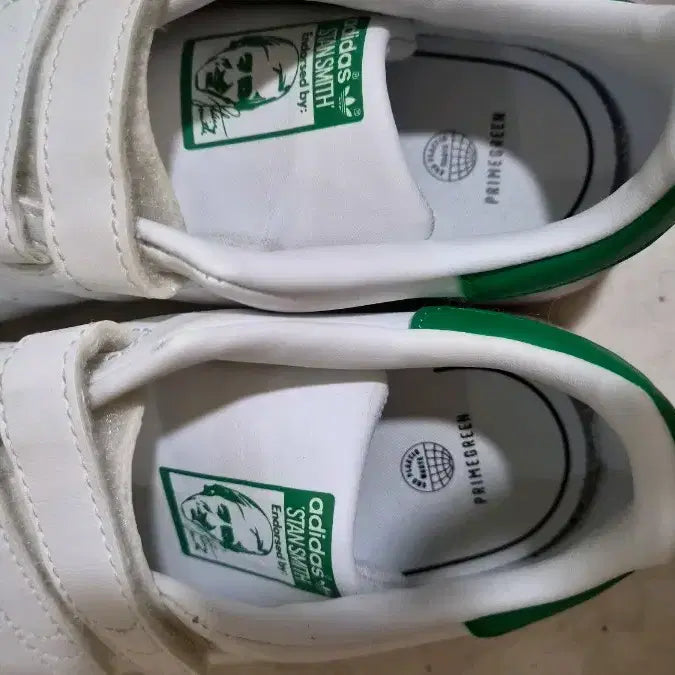[BUNJANG] Adidas Stan Smith White/Green Sneakers / 아디다스 스탠스미스 흰/초 운동화