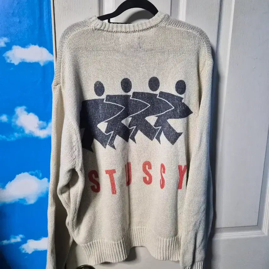 [BUNJANG] Stussy Surferman Knit L / 스투시 서퍼맨 니트 L