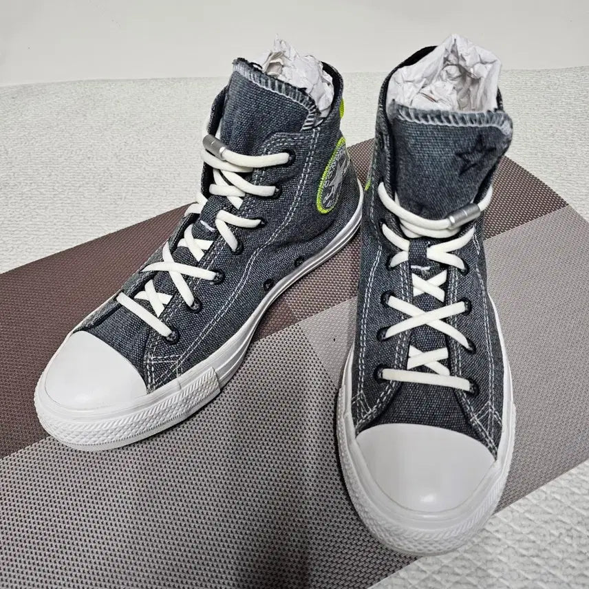 [BUNJANG] Converse All Star Denim High Top Sneakers / 컨버스 올스타 하이 데님. 컨버스 올스타 하이탑