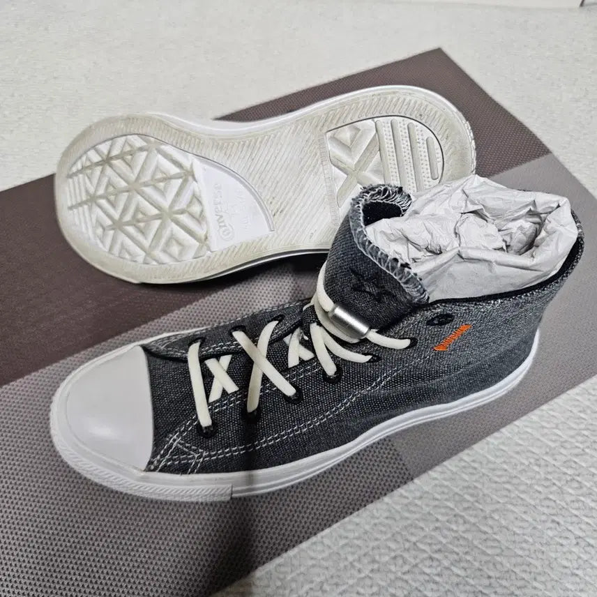 [BUNJANG] Converse All Star Denim High Top Sneakers / 컨버스 올스타 하이 데님. 컨버스 올스타 하이탑