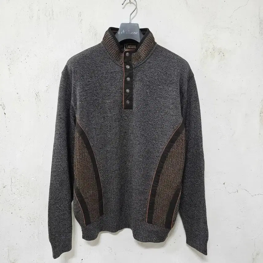 [BUNJANG] LINERANA Gray Vintage Knit Sweater / Japan LINERANA 그레이 빈티지 니트  XL