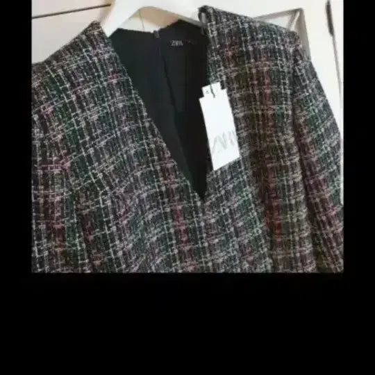 [BUNJANG] ZARA Tweed Mini Dress / 자라 트위드 원피스/55 새상품