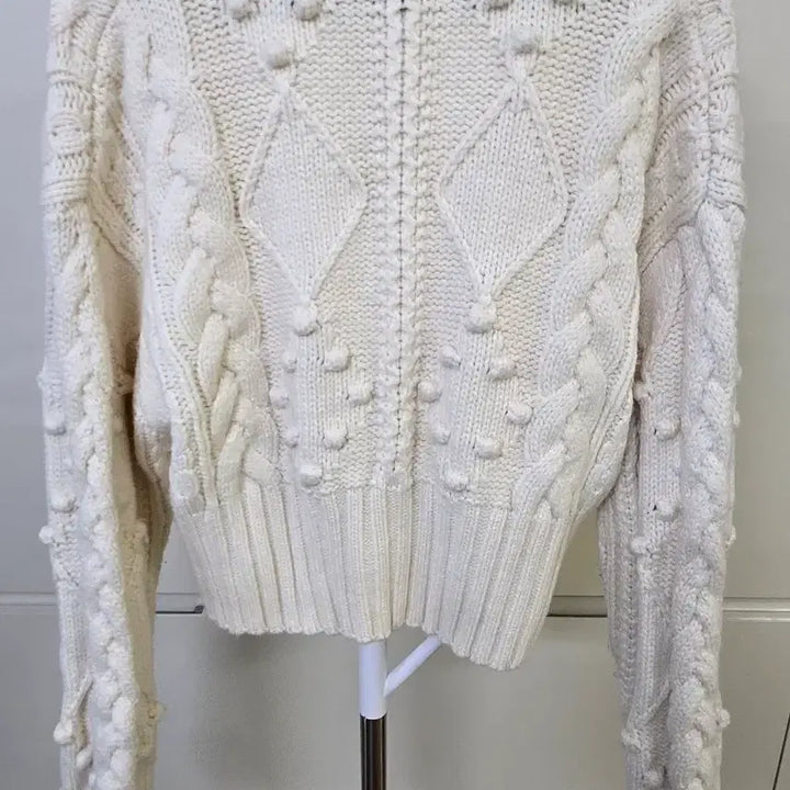 [BUNJANG] ZARA Ivory Knit Cardigan / 자라 아이보리 니트 가디건