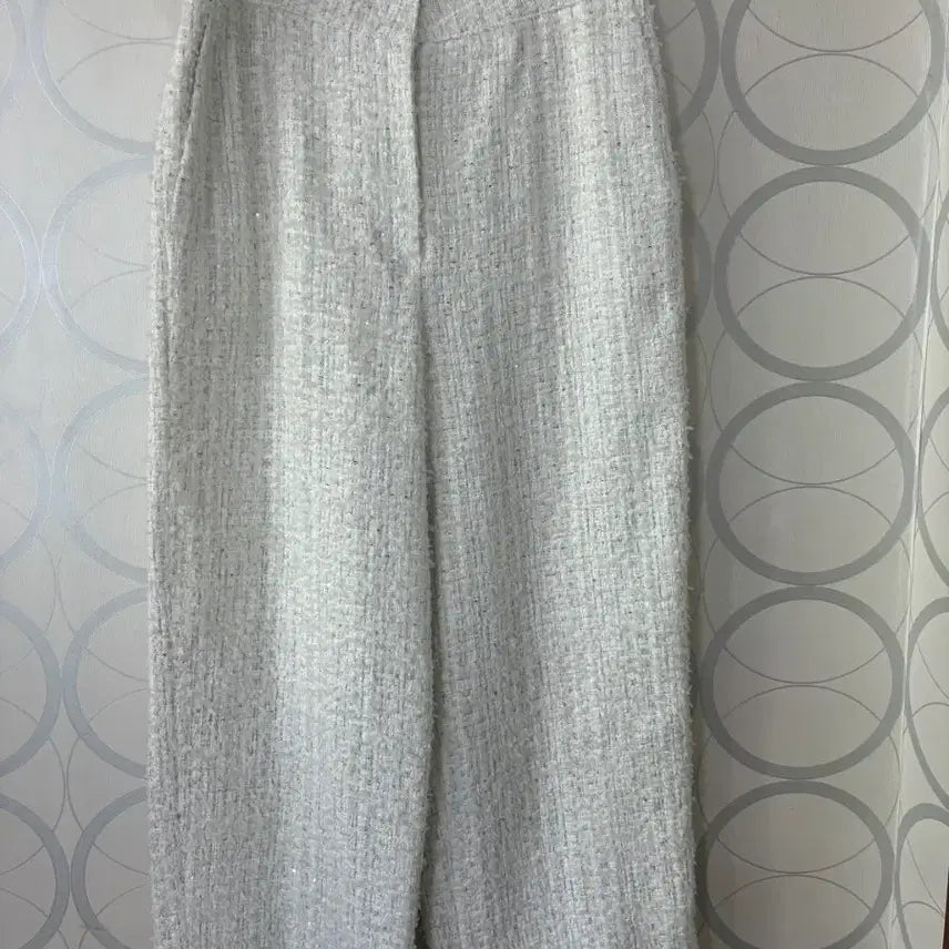 [BUNJANG] OBZEE Tweed Pants White / OBZEE 바지 화이트